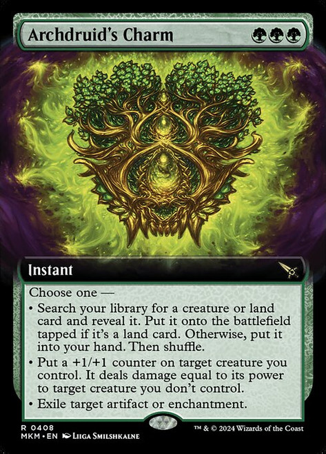 Archdruid's Charm (MKM) (Extended Art) (#408)