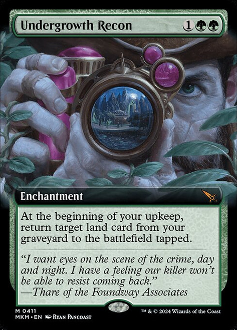 Undergrowth Recon (MKM) (Foil) (Extended Art) (#411)