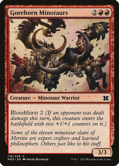 Gorehorn Minotaurs (MM2) (Foil) (#116)