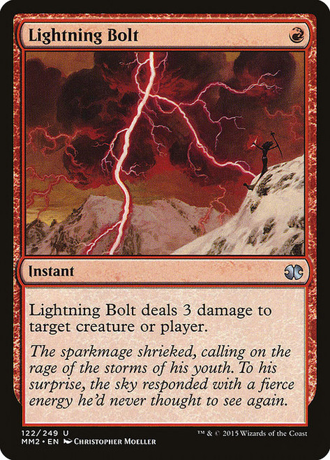 Lightning Bolt (MM2) (Foil) (#122)