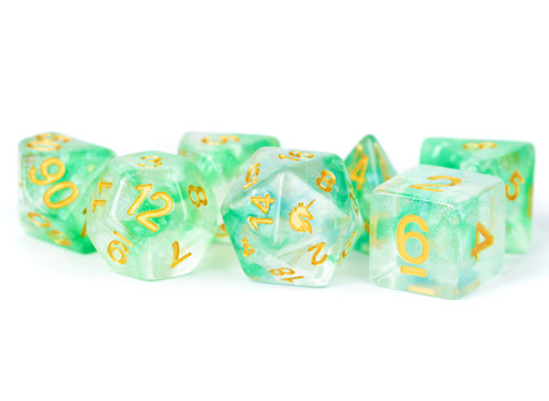 Unicorn Icy Everglades 16mm Poly Dice Set