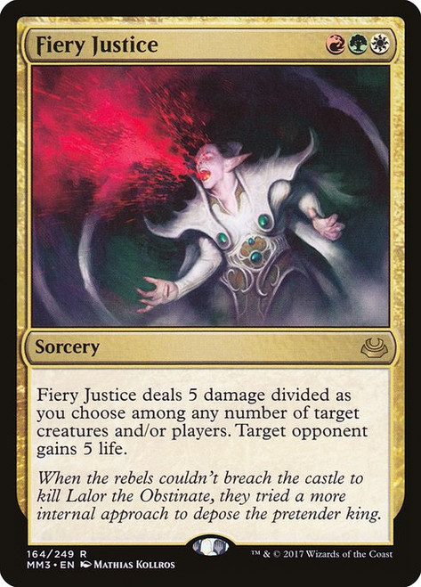 Fiery Justice (MM3) (Foil) (#164)