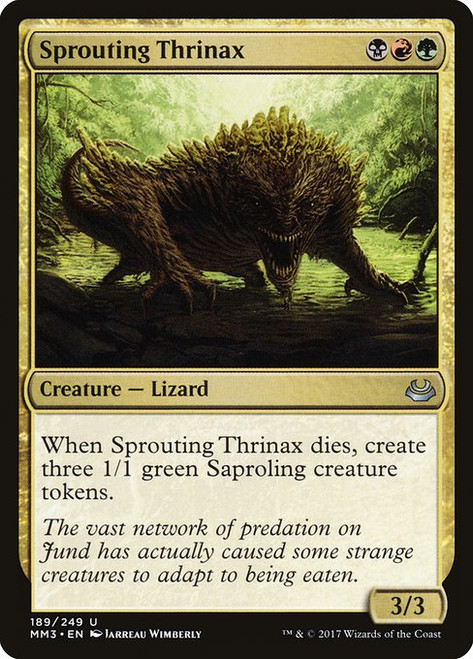 Sprouting Thrinax (MM3) (Foil) (#189)