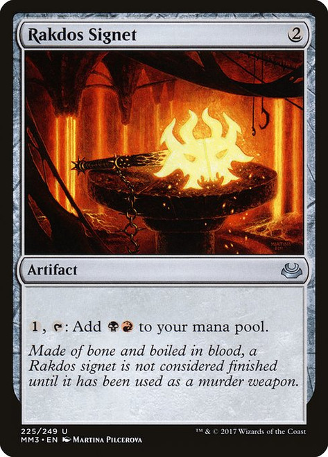 Rakdos Signet (MM3) (Foil) (#225)