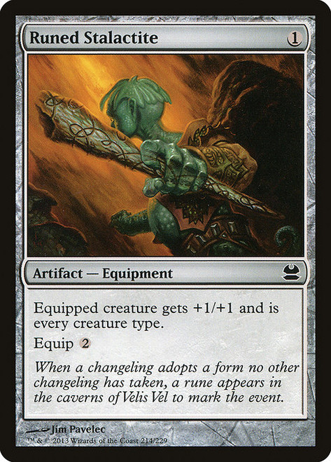 Runed Stalactite (MMA) (Foil) (#214)