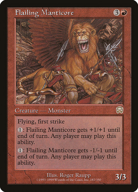 Flailing Manticore (MMQ) (Foil) (#187)