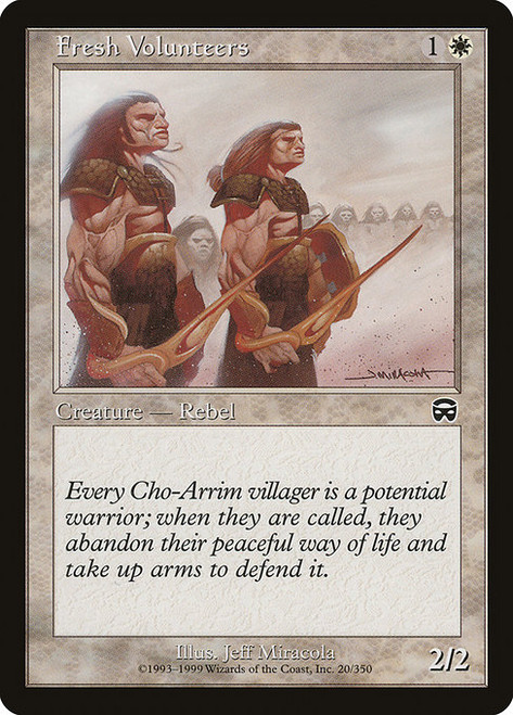 Fresh Volunteers (MMQ) (Foil) (#20)