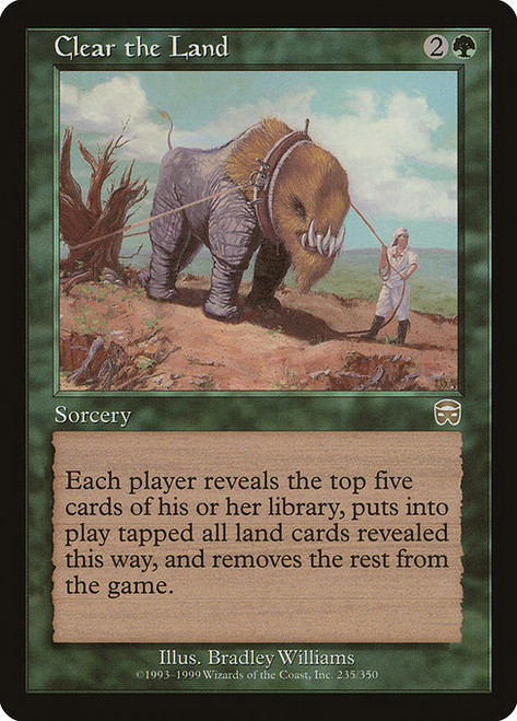 Clear the Land (MMQ) (Foil) (#235)