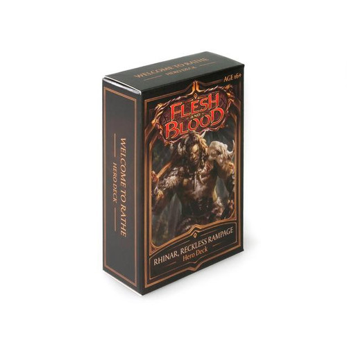 Welcome to Rathe Hero Deck - Rhinar, Reckless Rampage
