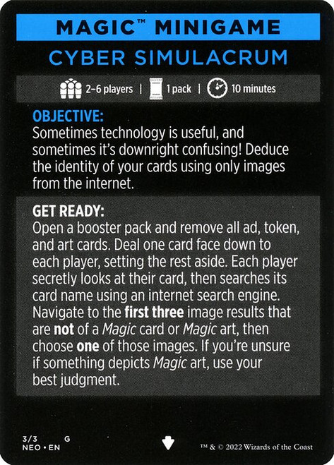 Cyber Simulacrum // Cyber Simulacrum (cont'd) (MNEO) (#3)