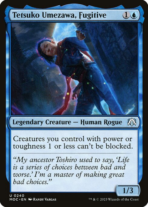 Tetsuko Umezawa, Fugitive (MOC) (#240)
