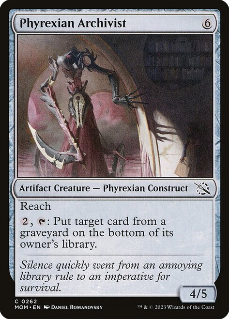 Phyrexian Archivist (MOM) (Foil) (#262)