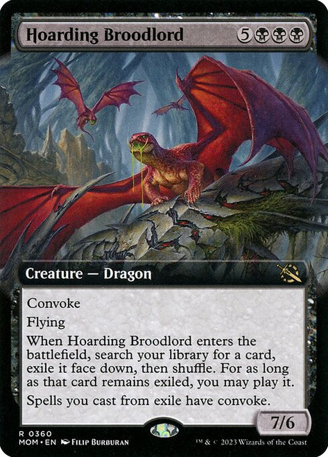 Hoarding Broodlord (MOM) (Extended Art) (#360)
