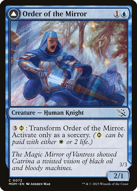 Order of the Mirror // Order of the Alabaster Host (MOM) (Foil) (#72)