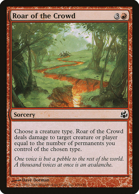 Roar of the Crowd (MOR) (Foil) (#100)
