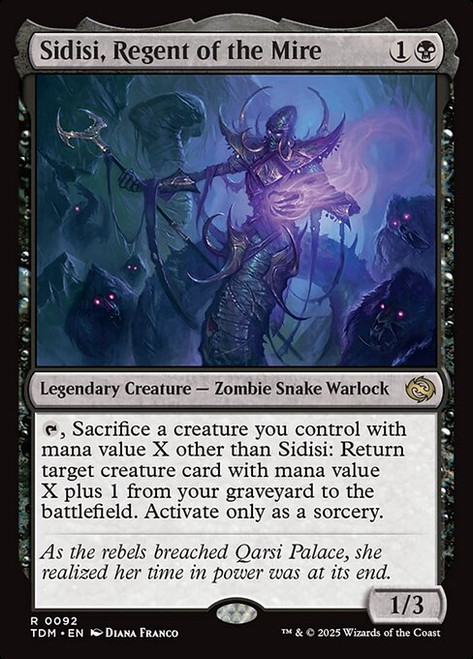 Sidisi, Regent of the Mire (TDM) (Foil) (#92)