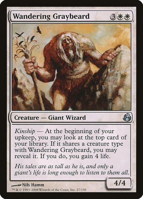Wandering Graybeard (MOR) (Foil) (#27)