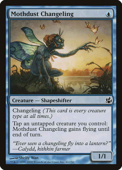Mothdust Changeling (MOR) (Foil) (#42)