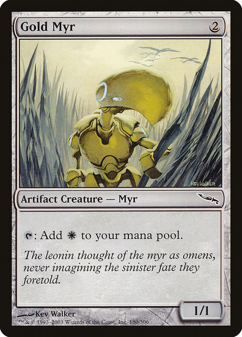 Gold Myr (MRD) (Foil) (#180)