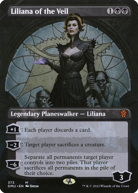 Liliana of the Veil (DMU) (Borderless) (#373)