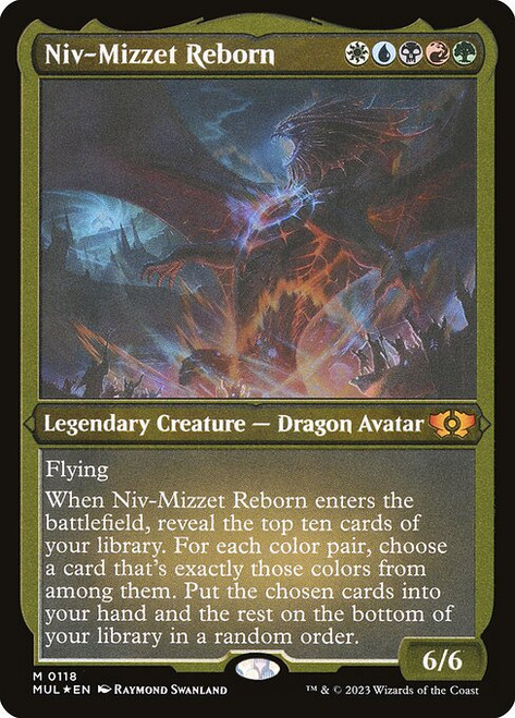 Niv-Mizzet Reborn (MUL) (FoilEtched) (#118)