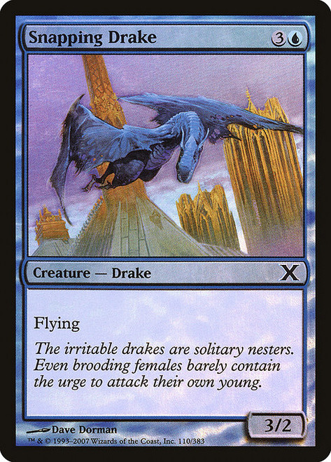 Snapping Drake (10E) (Foil) (#110★)