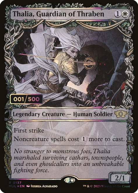 Thalia, Guardian of Thraben (MUL) (Double Rainbow) (Full Art) (#137z)