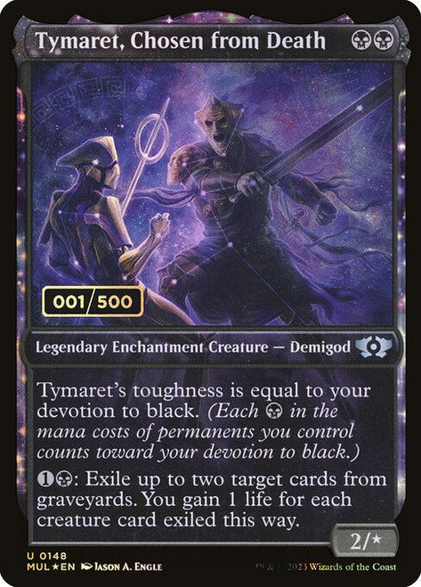 Tymaret, Chosen from Death (MUL) (Double Rainbow) (Full Art) (#148z)