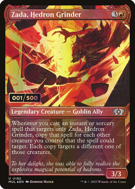 Zada, Hedron Grinder (MUL) (Double Rainbow) (Full Art) (#155z)