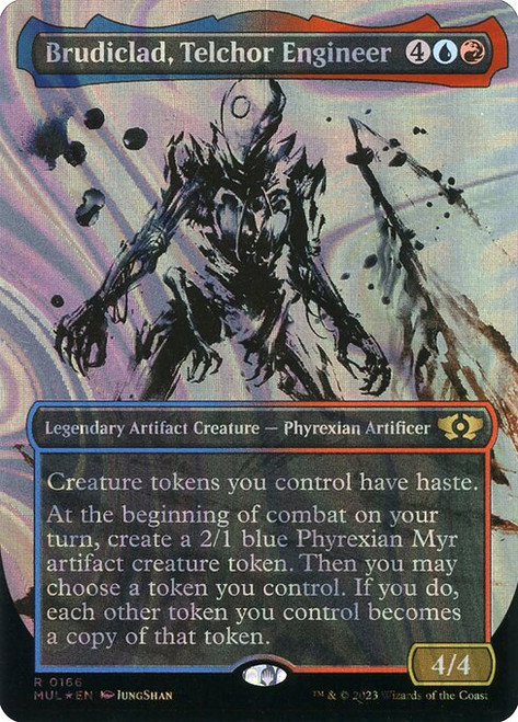 Brudiclad, Telchor Engineer (MUL) (HaloFoil) (Full Art) (#166)