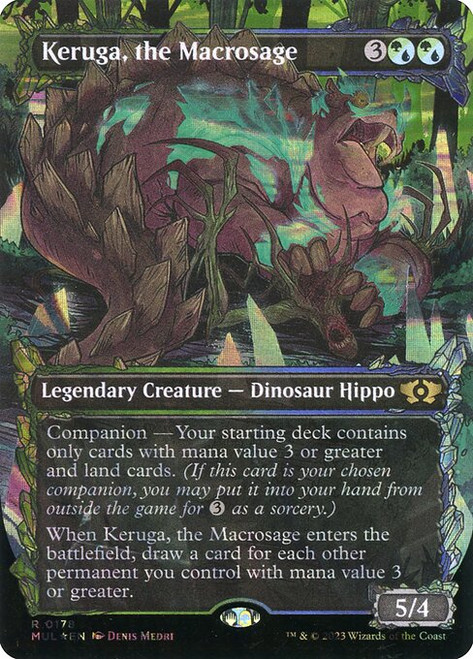 Keruga, the Macrosage (MUL) (HaloFoil) (Full Art) (#178)
