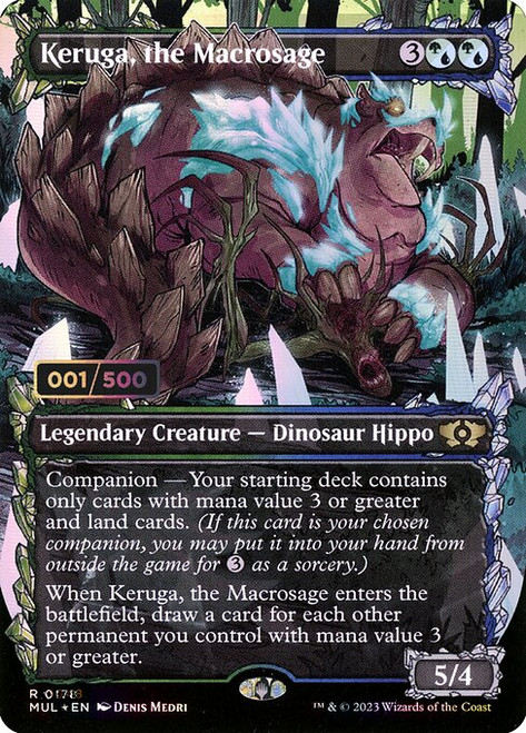 Keruga, the Macrosage (MUL) (Double Rainbow) (Full Art) (#178z)