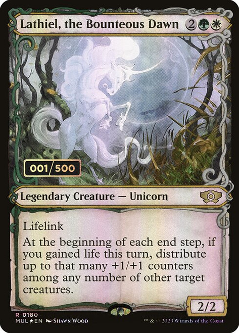 Lathiel, the Bounteous Dawn (MUL) (Double Rainbow) (Showcase) (#180z)