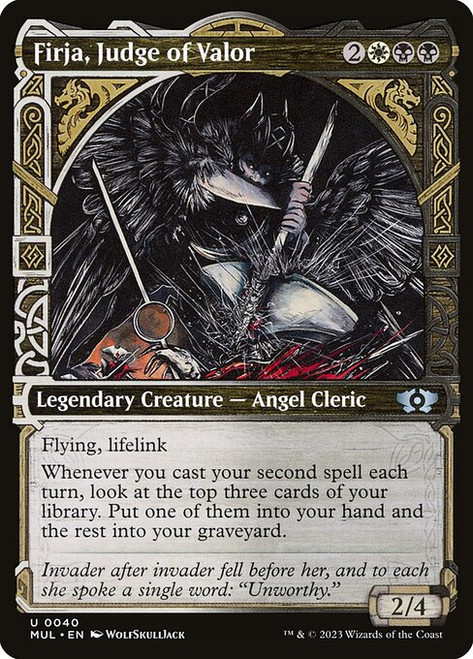 Firja, Judge of Valor (MUL) (Foil) (Showcase) (#40)