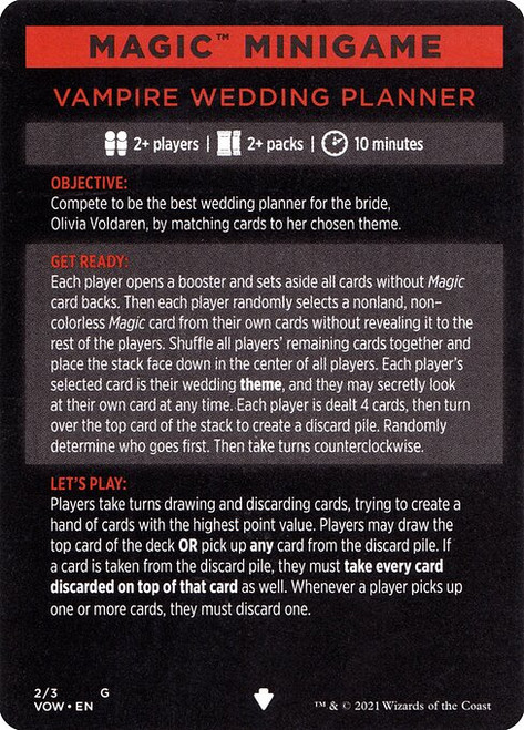 Vampire Wedding Planner // Vampire Wedding Planner (cont'd) (MVOW) (#2)