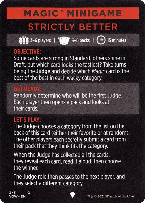 Strictly Better // Strictly Better (cont'd) (MVOW) (#3)