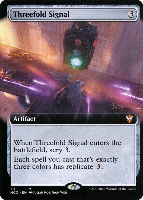 Threefold Signal (NCC) (Extended Art) (#111)