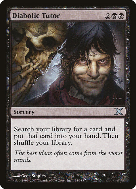Diabolic Tutor (10E) (Foil) (#135)