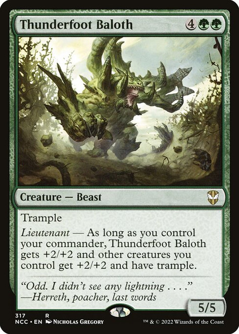 Thunderfoot Baloth (NCC) (#317)