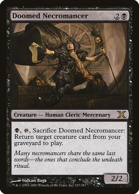 Doomed Necromancer (10E) (Foil) (#137)