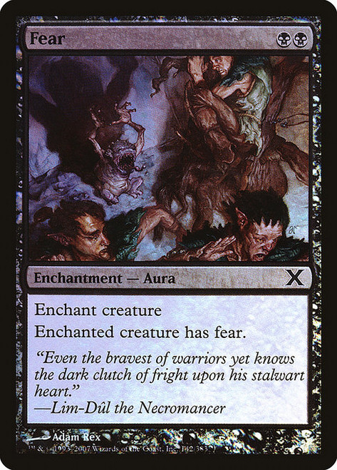 Fear (10E) (Foil) (#142★)