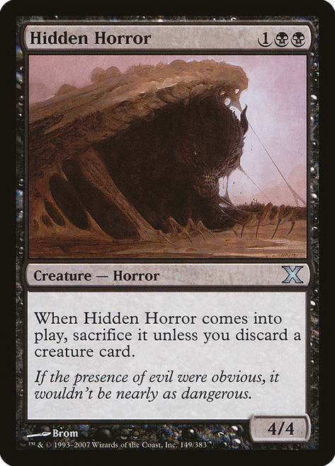 Hidden Horror (10E) (Foil) (#149)