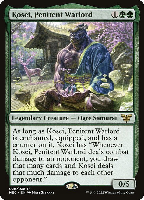 Kosei, Penitent Warlord (NEC) (#26)