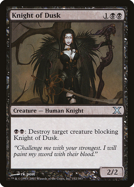 Knight of Dusk (10E) (Foil) (#152)