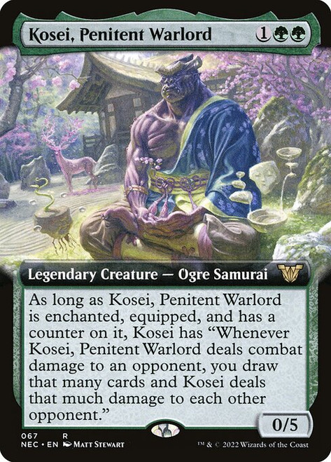 Kosei, Penitent Warlord (NEC) (Extended Art) (#67)