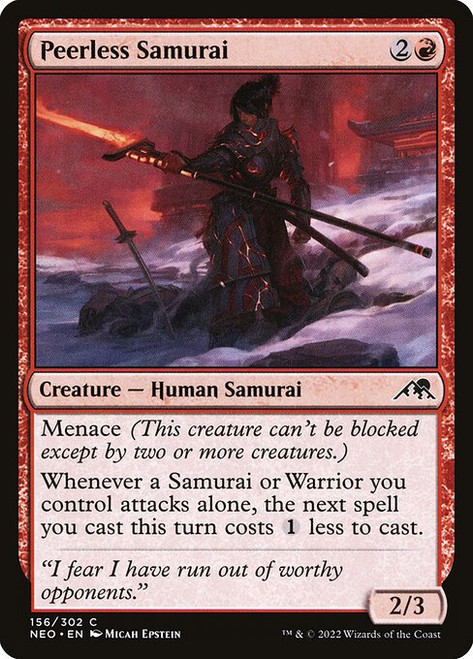 Peerless Samurai (NEO) (Foil) (#156)