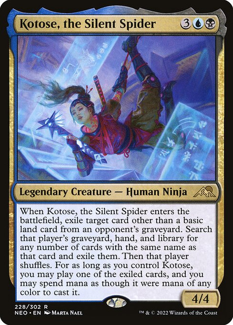 Kotose, the Silent Spider (NEO) (Foil) (#228)