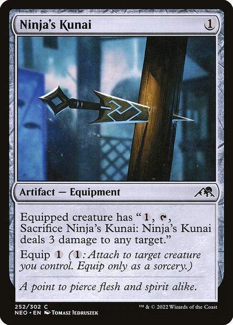 Ninja's Kunai (NEO) (Foil) (#252)
