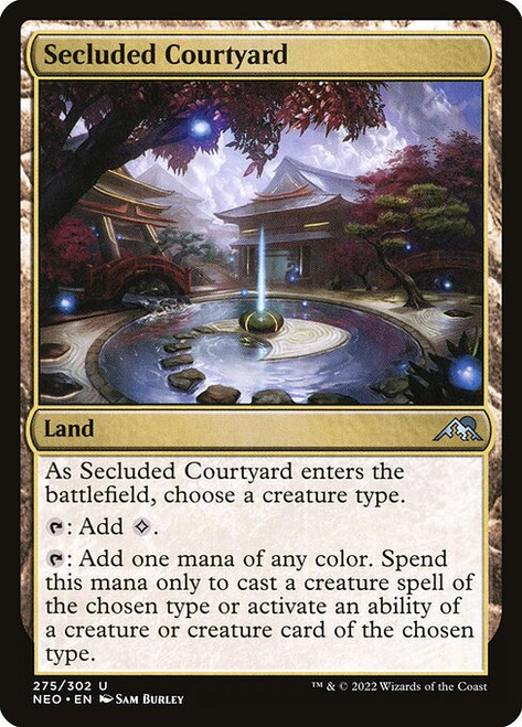 Secluded Courtyard (NEO) (Foil) (#275)