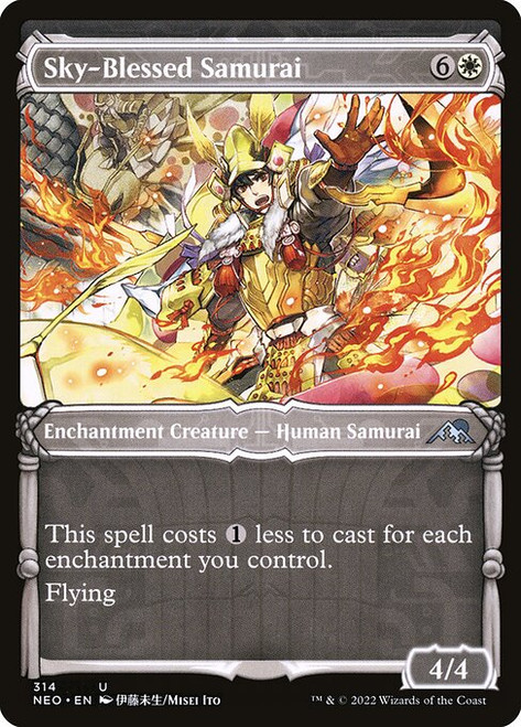 Sky-Blessed Samurai (NEO) (Foil) (Showcase) (#314)